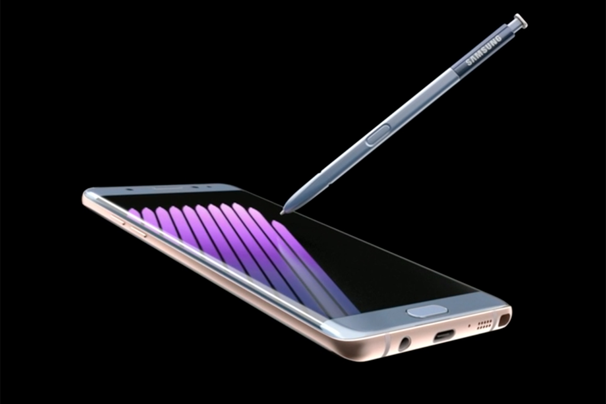 Samsung presentó el Galaxy Note 7